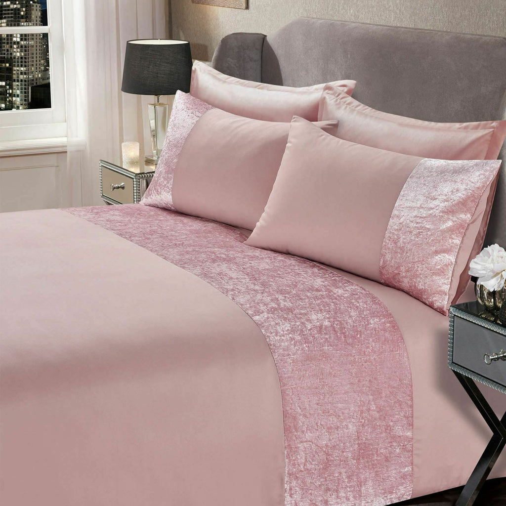 Pressed velvet panel duvet cover Pi-Mart