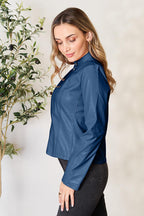 Women Classic Neck Zip-Up Jacket For Everyday Wear Elegant Girls Jacket Stevvex