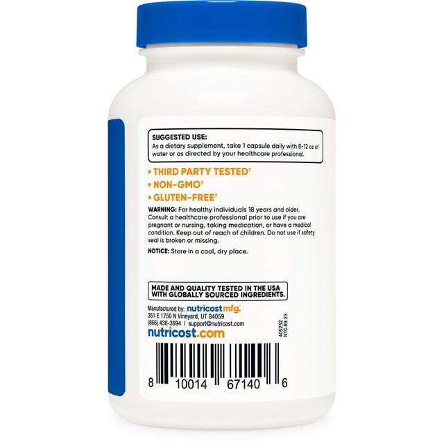 Nutricost Chicory Root 650mg 120 Capsules - Non-GMO, Gluten Free, Vegetarian Supplement EasyOptionXY LLC