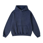 Women's Loose Retro Fleece Hooded Sweatshirt Pi-Mart