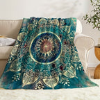 Luxurious Soft Bohemian Mandala Blanket - Visually Stunning & Cozy - Ideal Gift for Boys, Girls & Adults on Birthdays, Holidays, and Ramadan Celebrations! Lootquake LLC