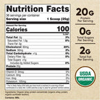 Nutricost Organic Whey Protein Powder (Unflavored) 2LB - Gluten Free Supplement