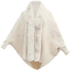 New Fashion Loose Cardigan Shawl Outer Match Cloak Coat Women Pi-Mart