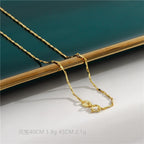 18K Gold Plated Necklaces Pi-Mart