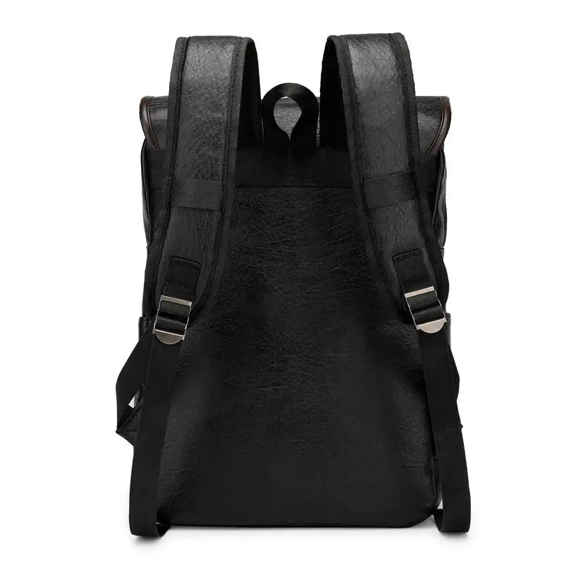 New PU waterproof backpack student computer bag Lootquake LLC