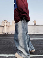 American Fashion Brand Vintage Mop Straight Jeans Lootquake LLC
