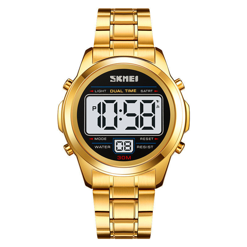 Men's Watch Multifunctional Waterproof Luminous Electronic Pi-Mart