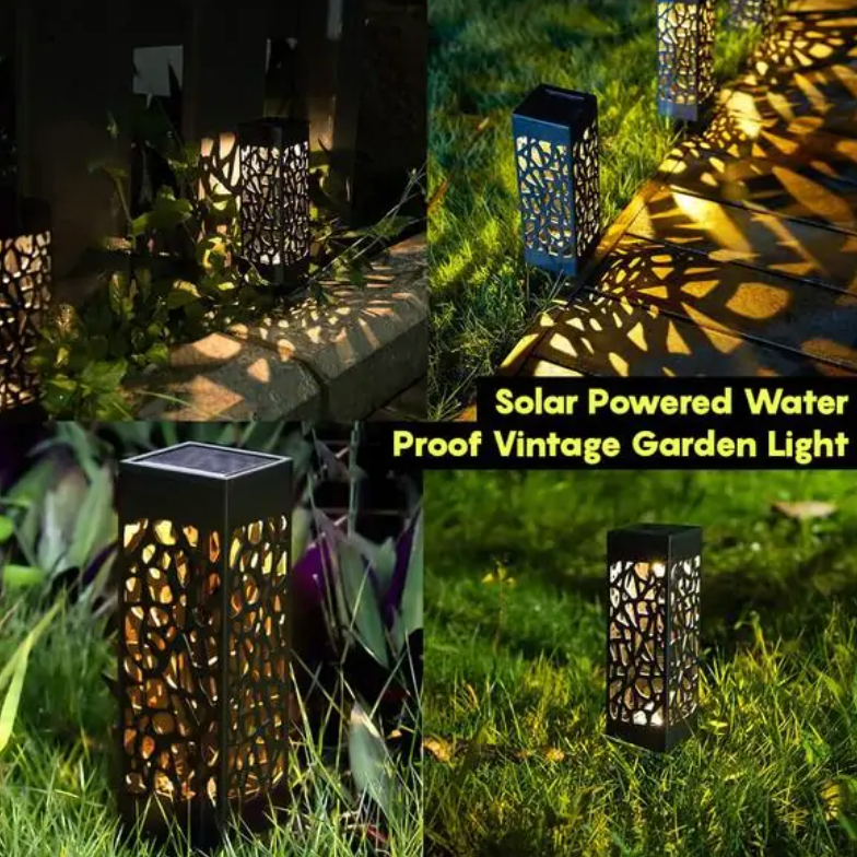 Solar Powered Waterproof Vintage Garden Light Pi-Mart
