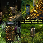Solar Powered Waterproof Vintage Garden Light Pi-Mart