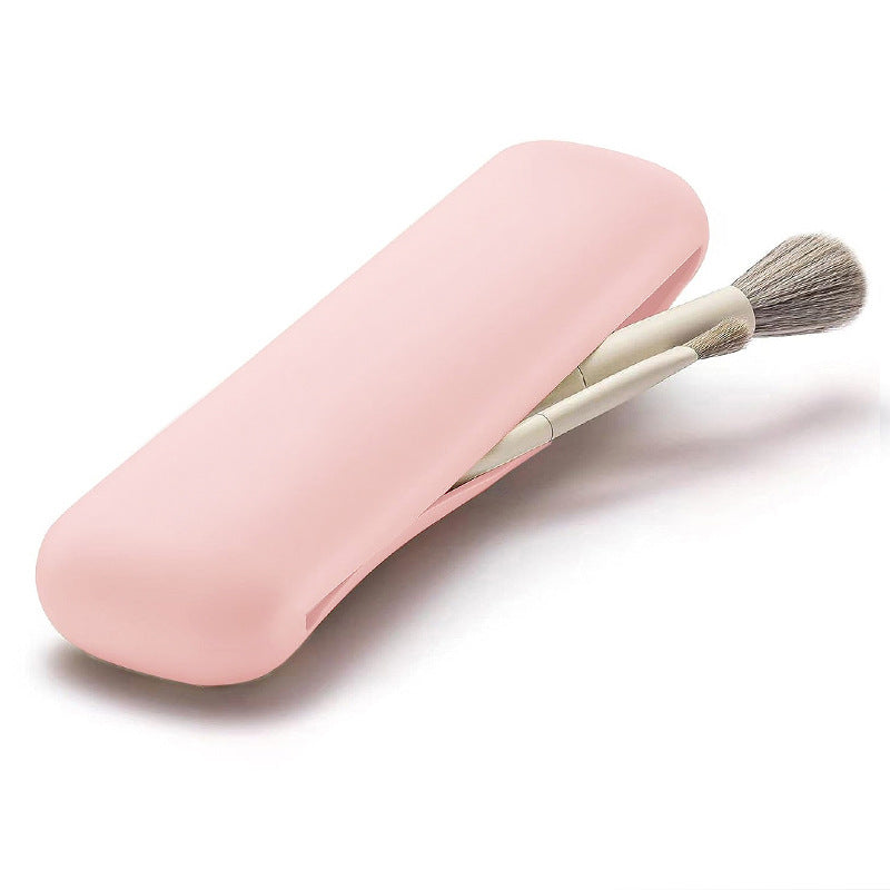 Portable SiliconeDustproof Makeup Brush Storage Bag