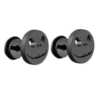 Small Black Punk Stud Earrings Pi-Mart