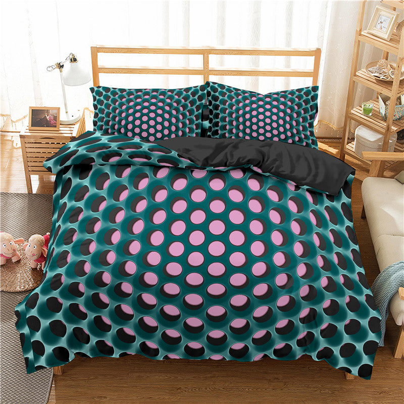 Digital Printing Three-piece Bedding Duvet Cover Pi-Mart