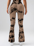 High-Waist Tummy Control Flare Yoga leggings For Women - SJB-DIAMOND ELITES