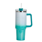 40oz Straw Coffee Insulation Cup With Handle Portable Car Stainless Steel Water Bottle LargeCapacity Travel BPA Free Thermal Mug Pi-Mart