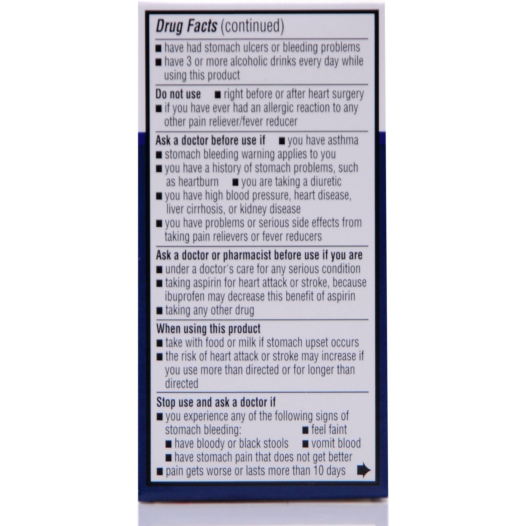 Equate Ibuprofen Tablets; 200 mg; 50 Count