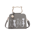 Summer new ladies cat handbag shoulder diagonal handbag Pi-Mart