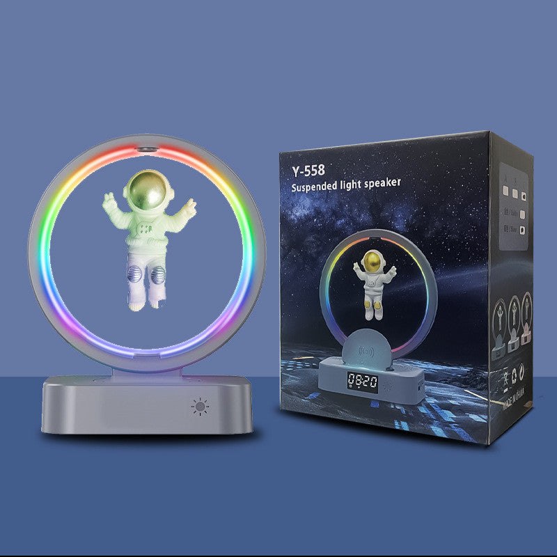 Magnetic Levitation Bluetooth Speaker Astronaut Home RGB Mini Radio TWS Sound Box Outdoor Wireless Subwoofer TF AUX USB Pi-Mart