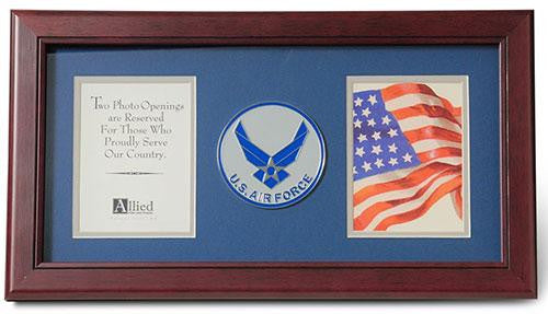Flag Connections United States Dual Picture Frame The Military Gift Store
