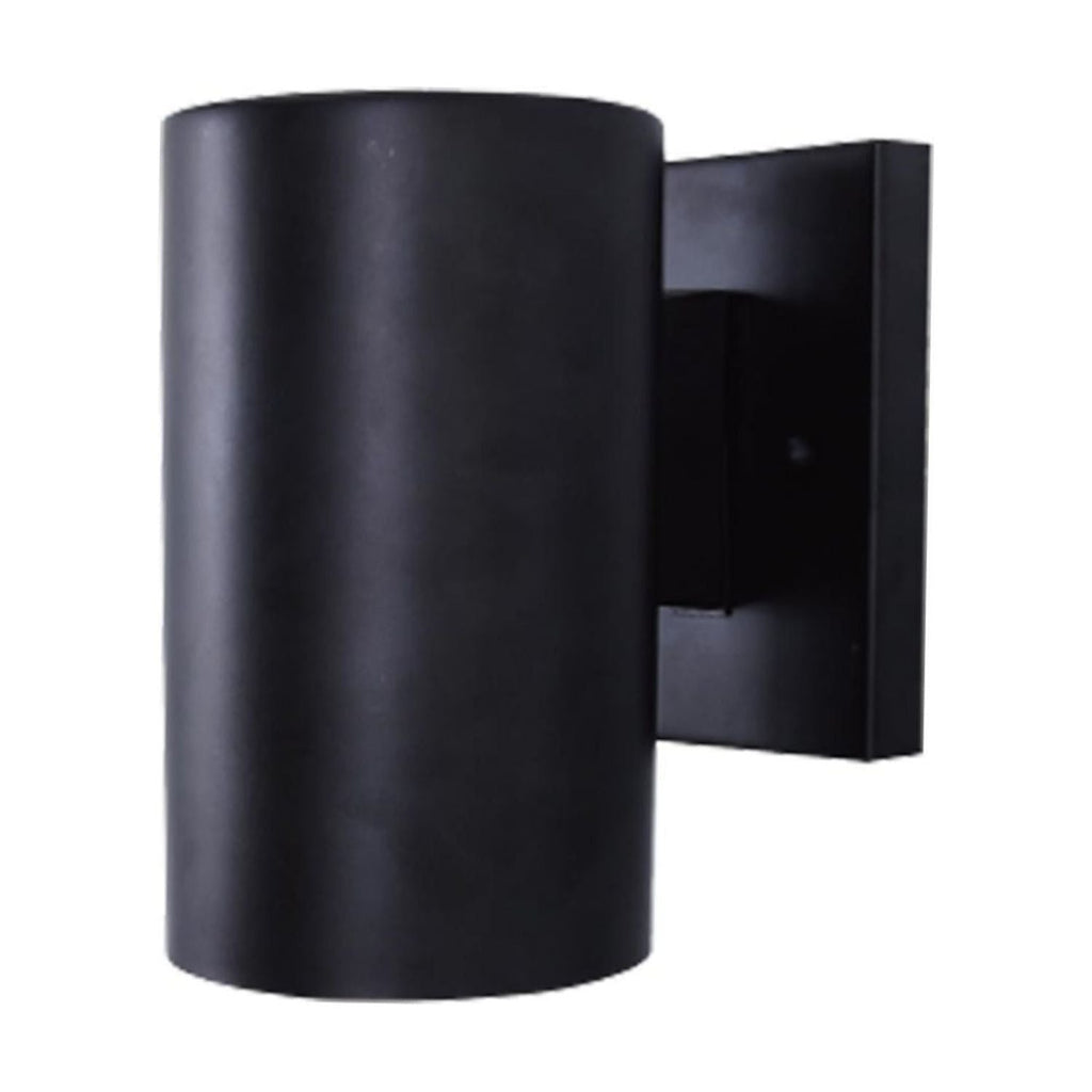 Better Homes & Gardens 7.5'H Modern Cylinder Outdoor Wall Sconce, Bronze Metal, Bulb Not Included