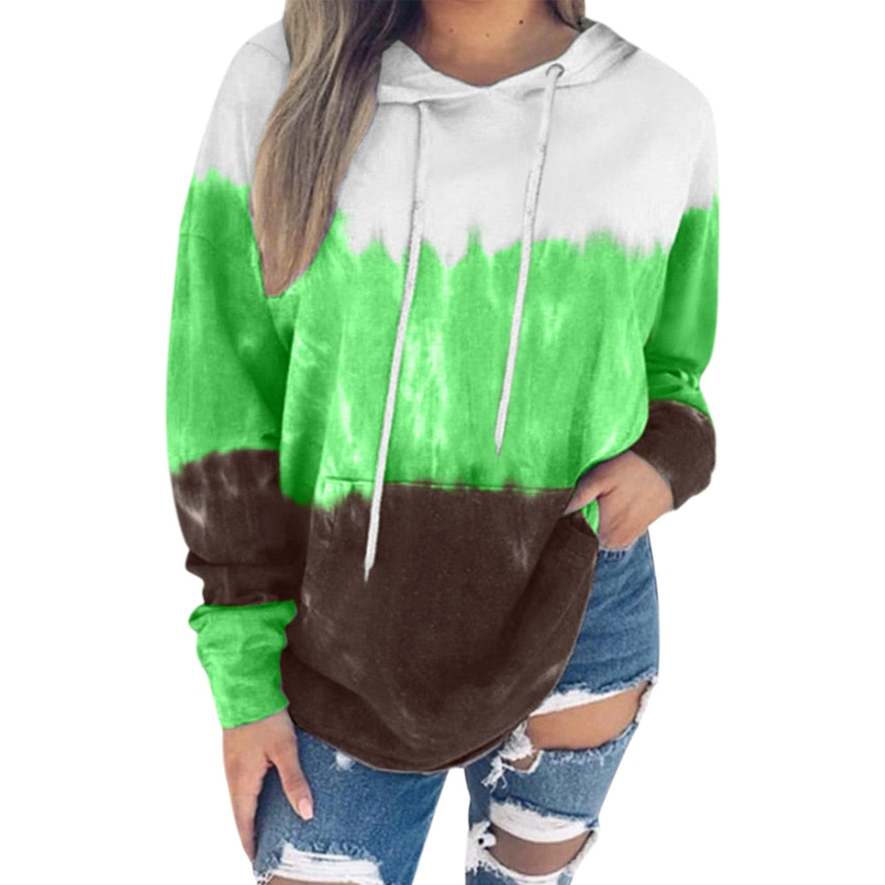 Tie-dye print hoodie Pi-Mart