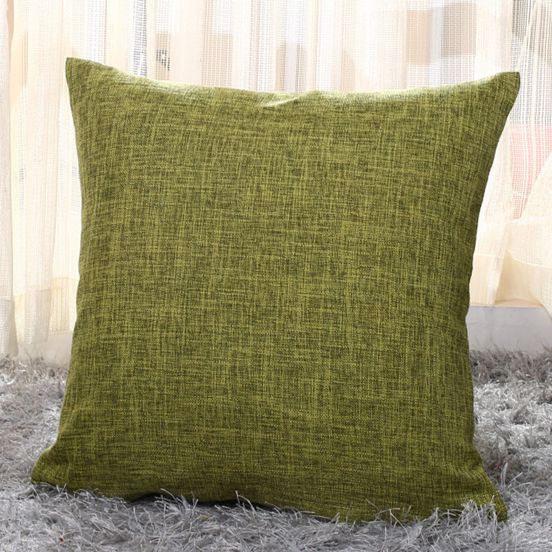 Solid color pillow cushion sofa cushion pillowcase Pi-Mart