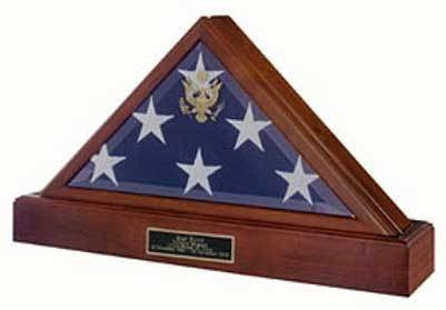Flag Connections Military Flag case and Pedestal Urn, made in USA The Military Gift Store