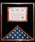 Flag Connections Flag Display Cases with Certificate Holder The Military Gift Store
