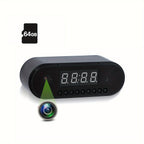 WiFi Camera Indoor Home Security Cam Clock, 2.4ghz Wireless Remote Live View 1080P Video Camera, Night Vision, Motion Detection, Loop Recording, Wireless Surveillance Camera For Home, Office, Warehouse, Home Cam With Lithium Lootquake LLC