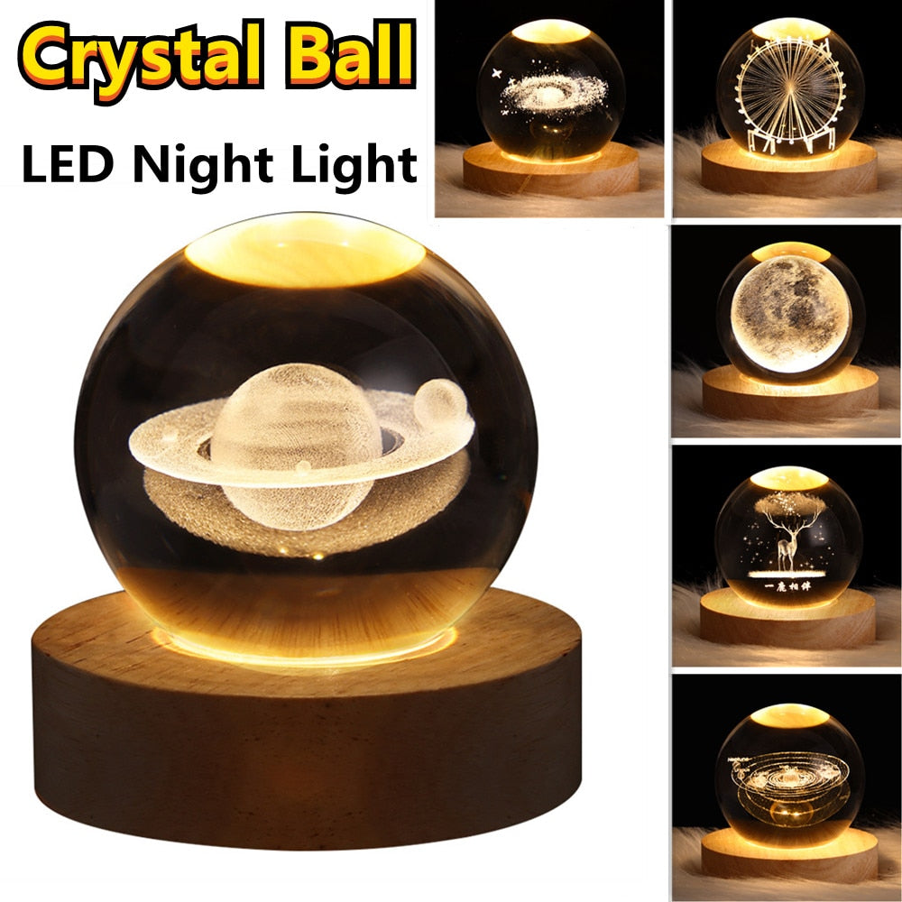 3D Laser Engraved Balls Lamp - SJB-DIAMOND ELITES