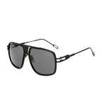 Modern Classic Oversized Men Sunglasses Luxury Brand New Glasses Square With High Quality Metal Frame and Polarized Mirror Glasses  Oculos de sol With  UV400 Prodection for Sun - SJB-DIAMOND ELITES