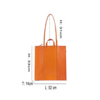 European And American Retro Handbags Vegetable Tanned Leather Large Capacity Pi-Mart