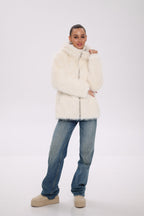 ⇆ Reversible Hooded Wool Blend Jacket - SJB-DIAMOND ELITES