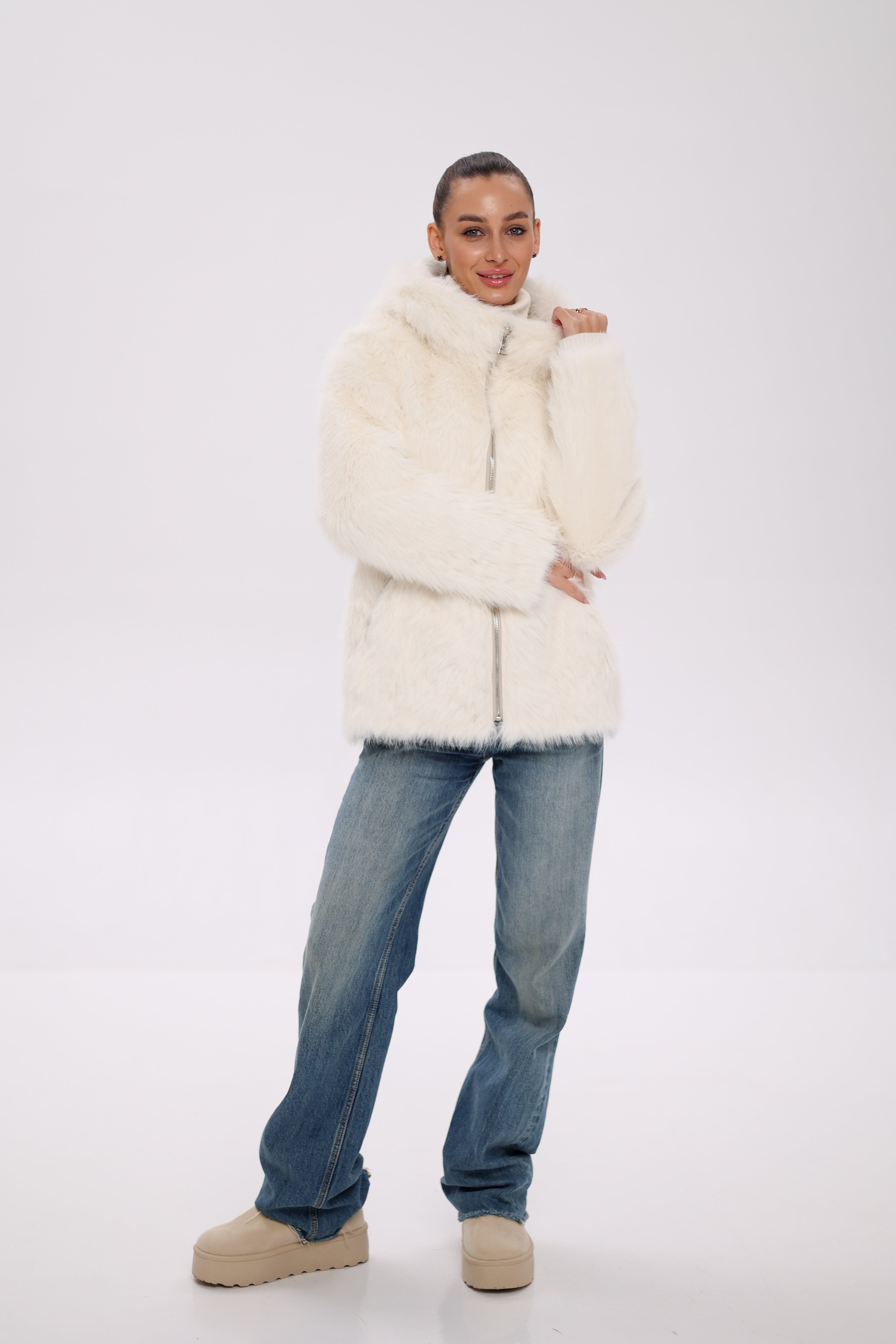 ⇆ Reversible Hooded Wool Blend Jacket - SJB-DIAMOND ELITES