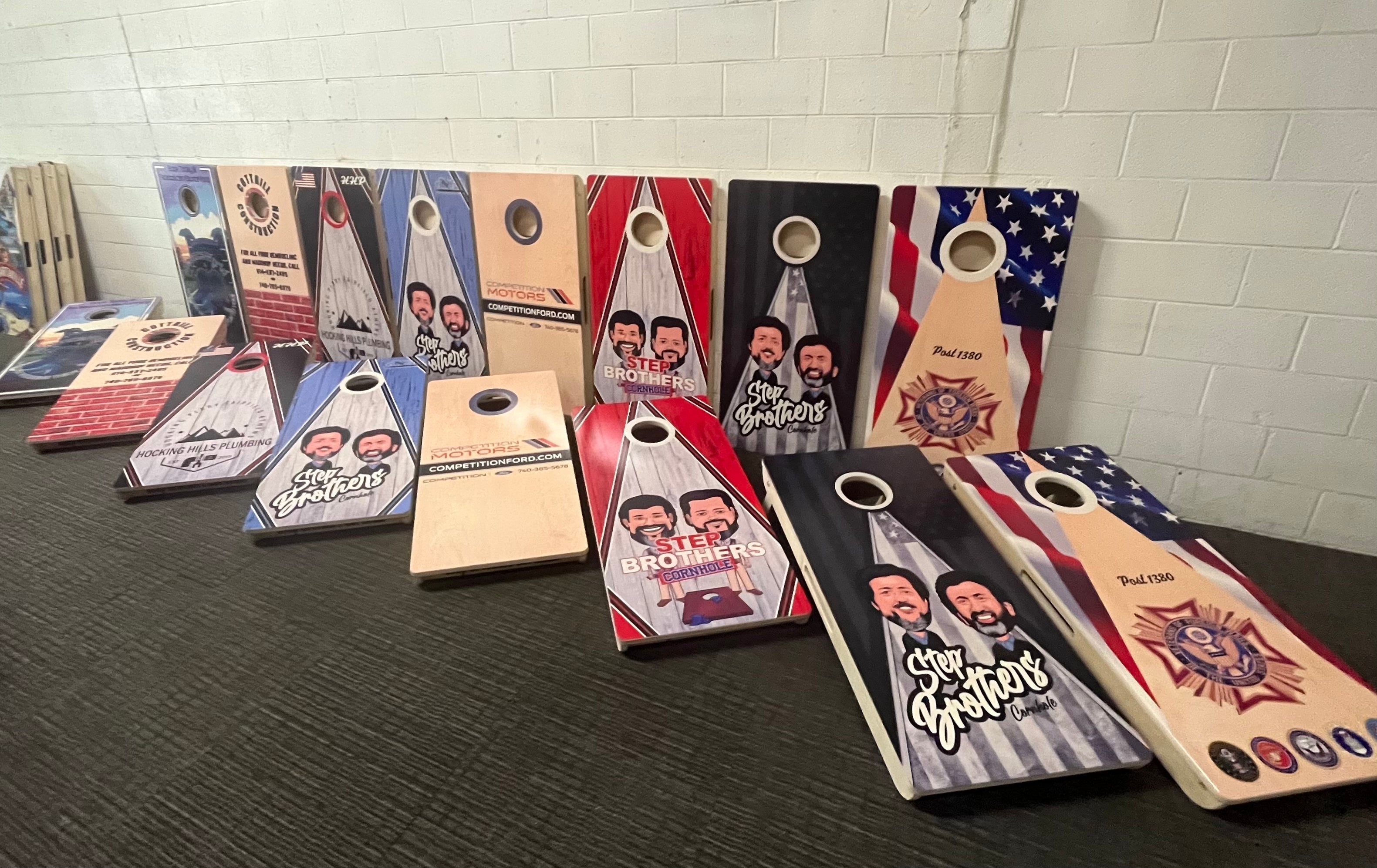 5 Set League or Club Bundle - Pro Grade Cornhole Boards + Score Towers + Airmail Box blastcornhole