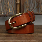 Retro Copper Buckle Men's Belt Pi-Mart