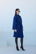 Classic Wraparound Cashmere Blend Overcoat