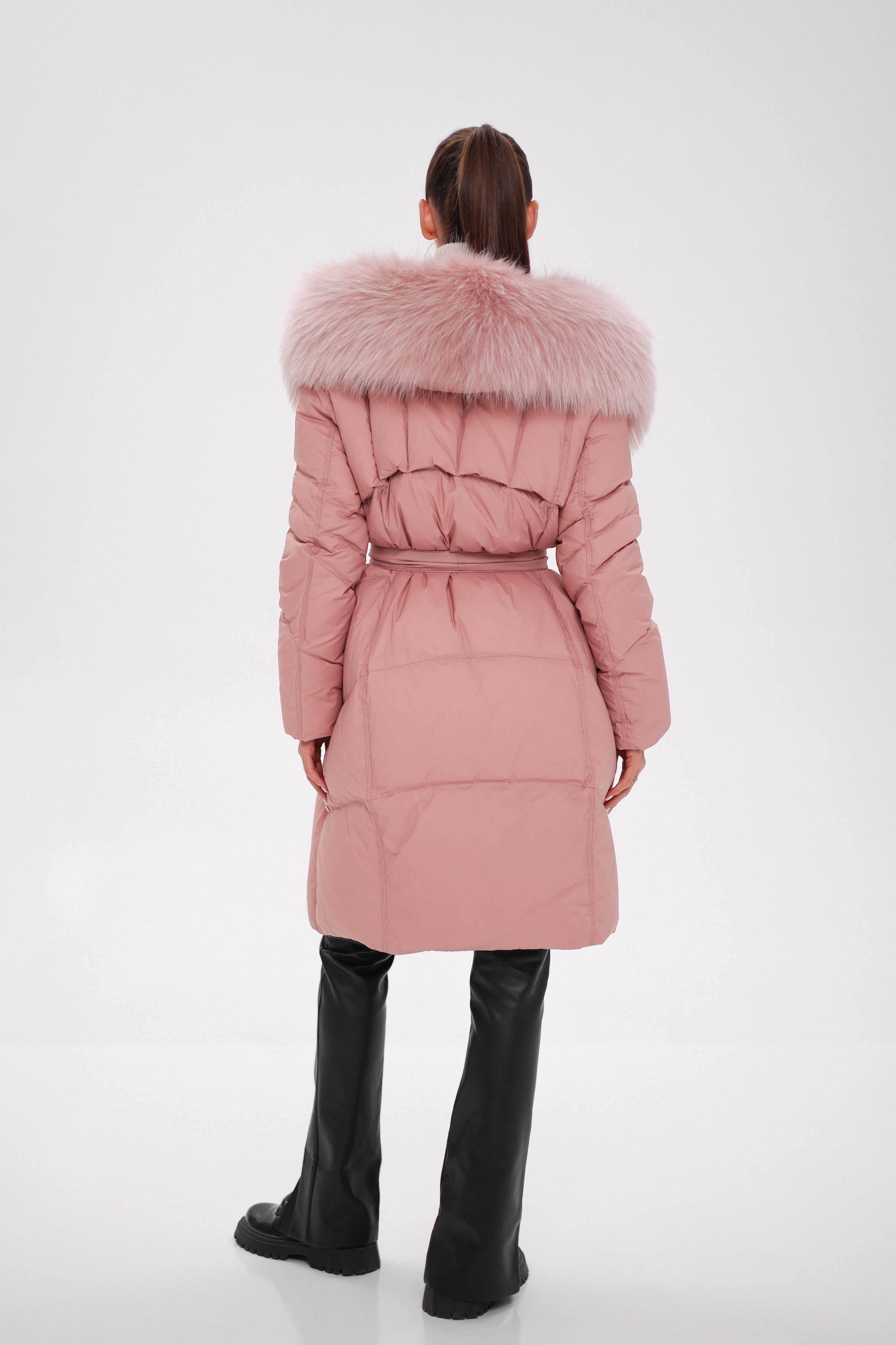 Genuine Fox Down Coat - SJB-DIAMOND ELITES