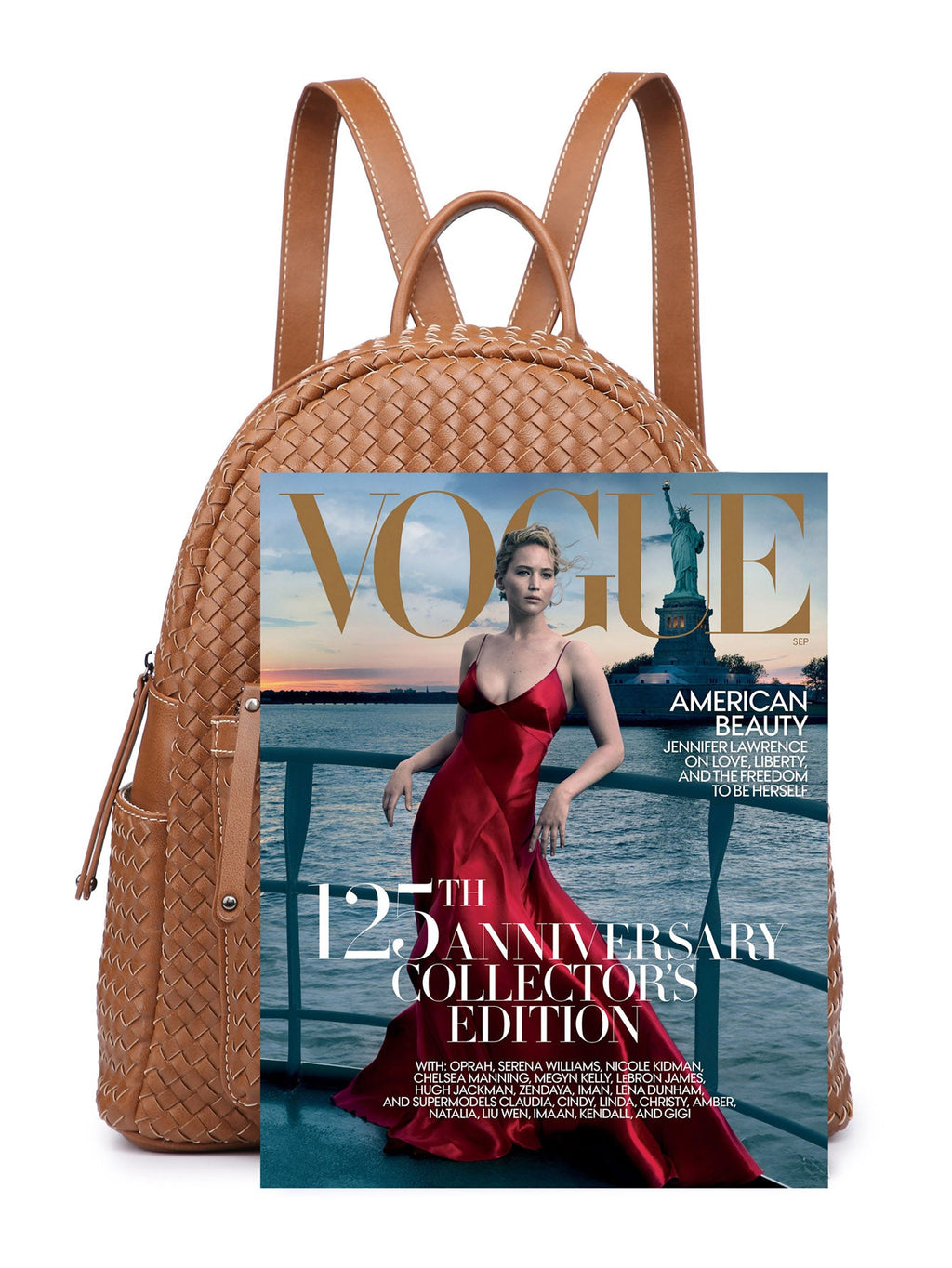 Woven backpack purse for women beige 2068 BR - SJB-DIAMOND ELITES