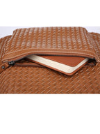 Woven backpack purse for women beige 2068 BR - SJB-DIAMOND ELITES