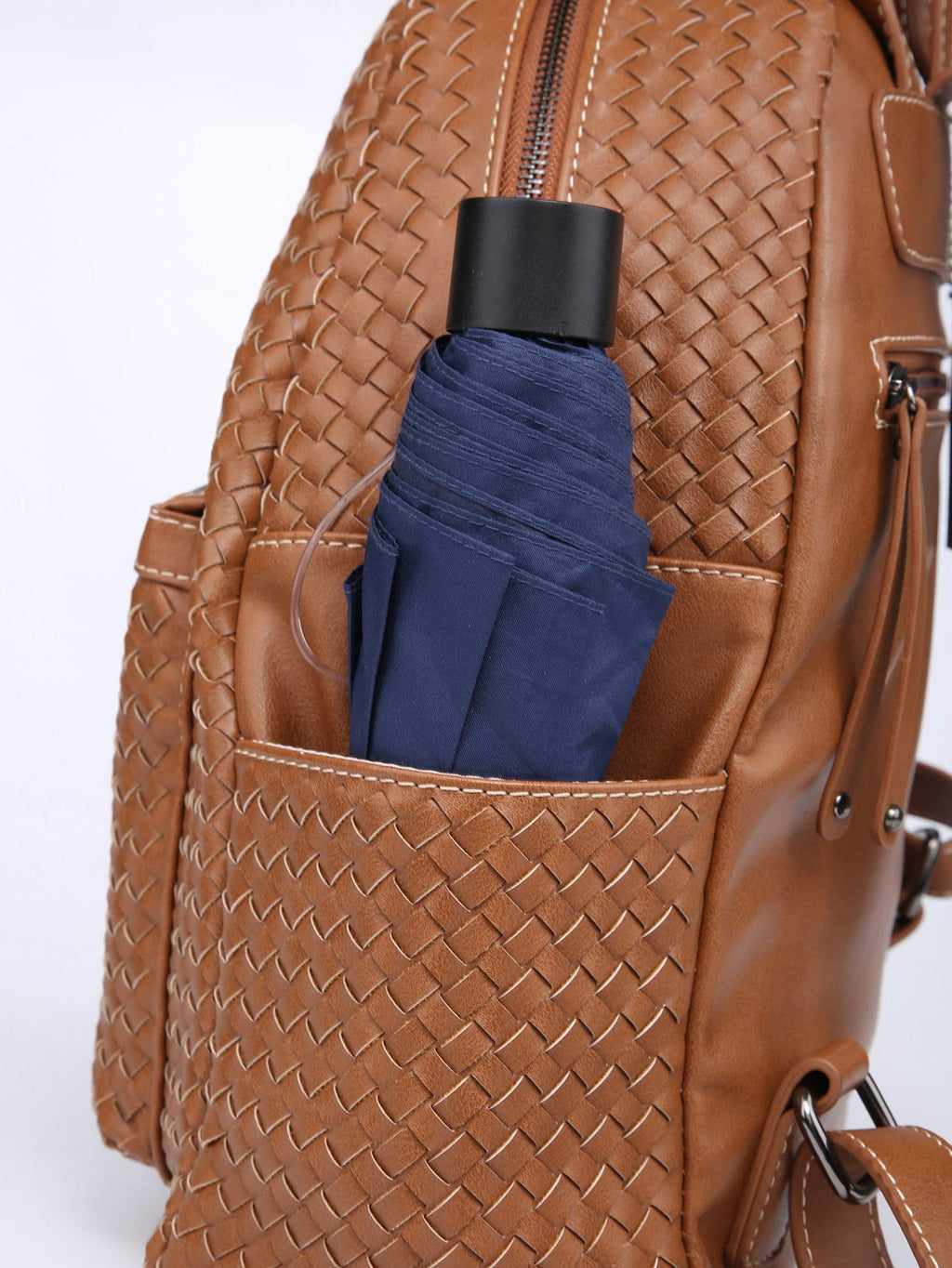 Woven backpack purse for women beige 2068 BR - SJB-DIAMOND ELITES