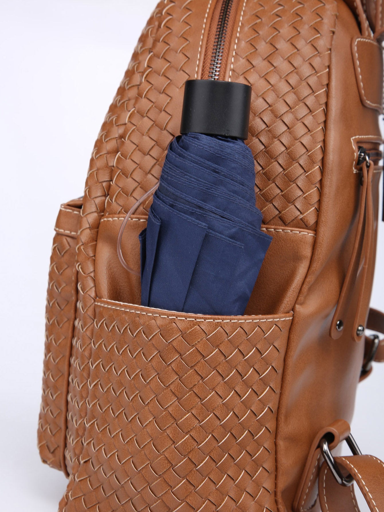 Woven backpack purse for women beige 2068 BR - SJB-DIAMOND ELITES