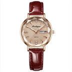 Women’s Double Calendar Quartz Watch Pi-Mart