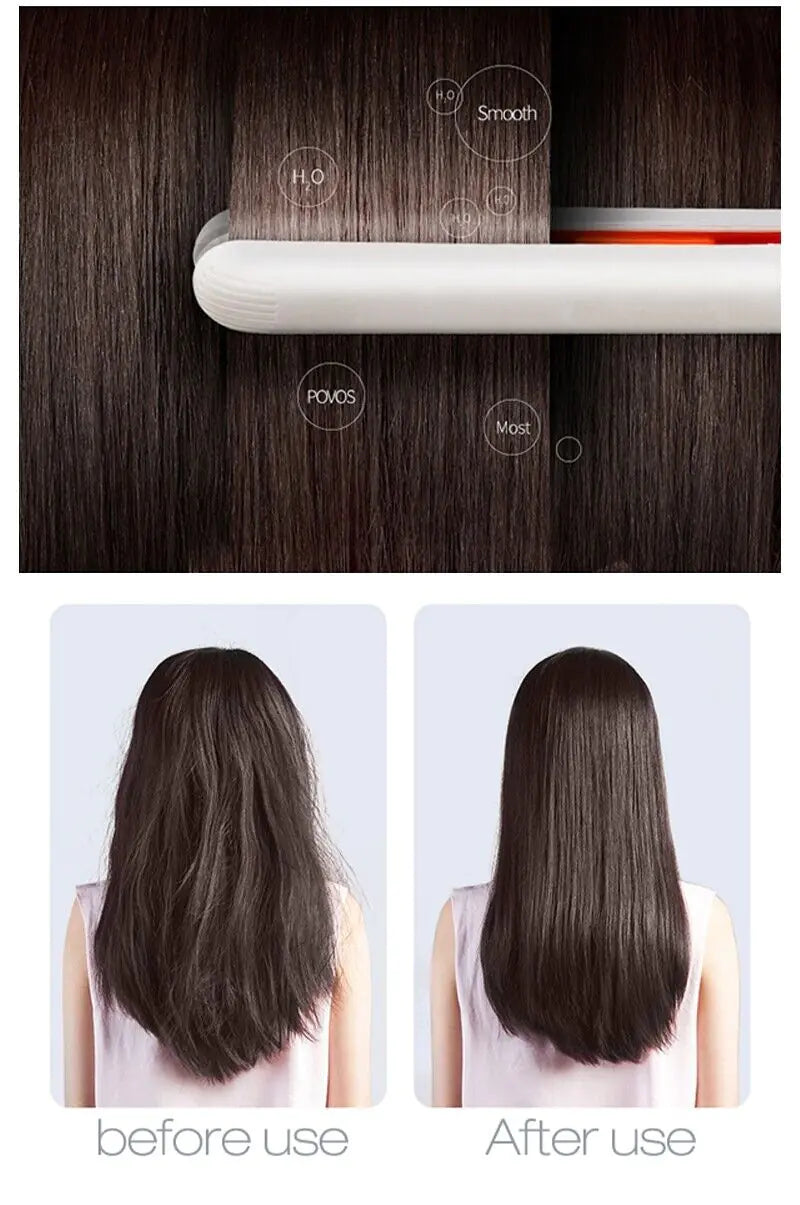 Mini Portable Hair Iron Hair Straightener Curler Professional Hair Irons Ceramic Pi-Mart