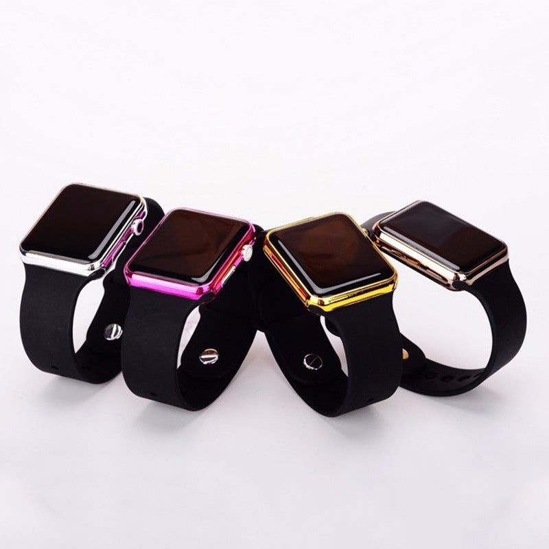 LED Electronic Sport Silicone Kids Watch Fashion Casual Outdoor Digital Display Watches Simple Kids Digital Watch Sport Led Simply Stylish Electronic Digital Wrist Watches For Women Ladies Teens Girls Stevvex