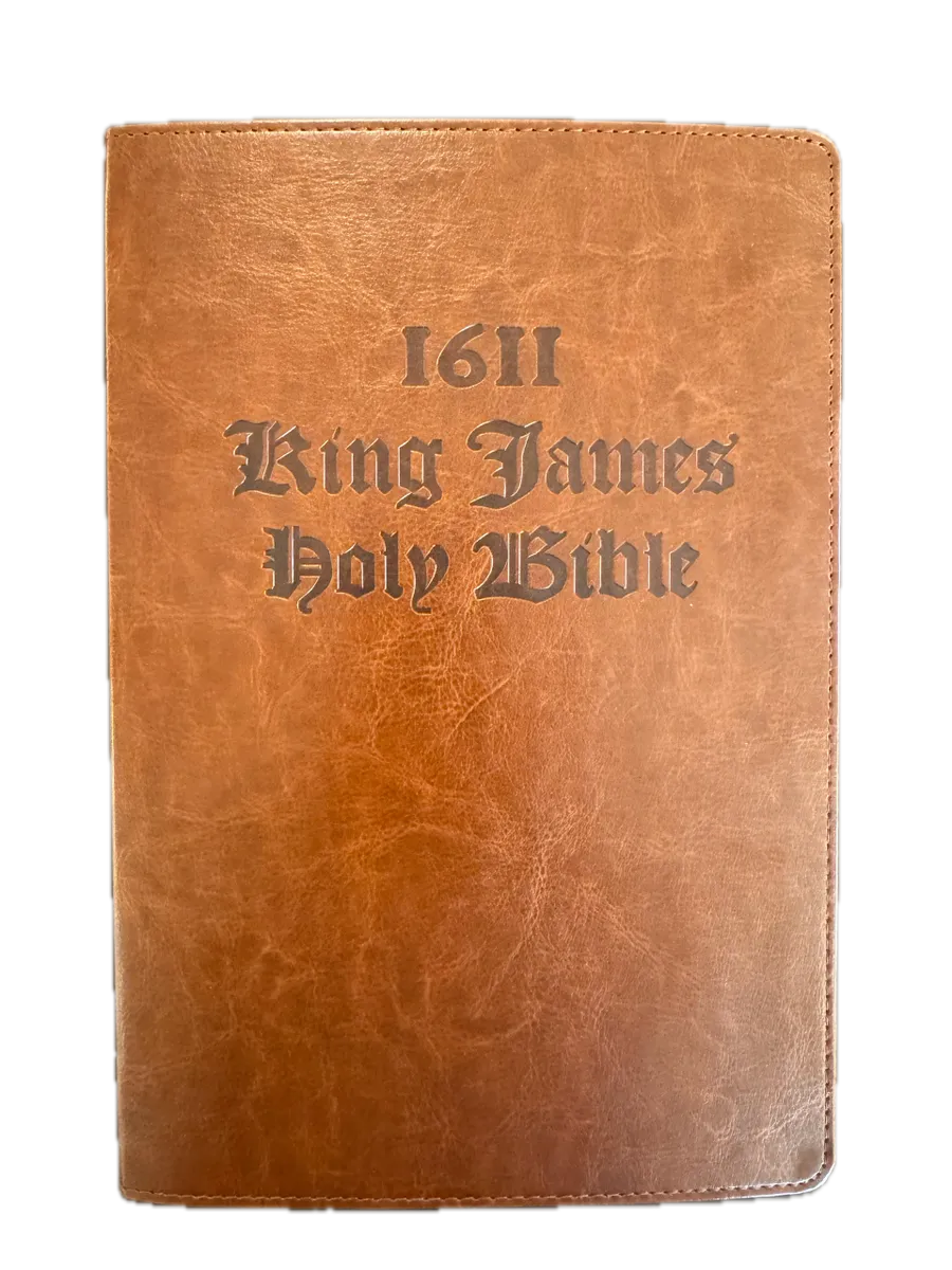 1611 King James Bible - Brown KingdomWear