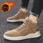 Business Men's High Quality Casual Shoes Fashion Trend Men's Sports Leather Shoes Comfortable Lace-Up Non-Slip Walking Shoes Leather Luxury Non-Slip Hiking Boots Outdoor Lightweight Shoes Stevvex