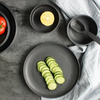 Nordic Ceramic Rice Bowl Steak Plate Deep  Household Tableware Dish Set Pi-Mart