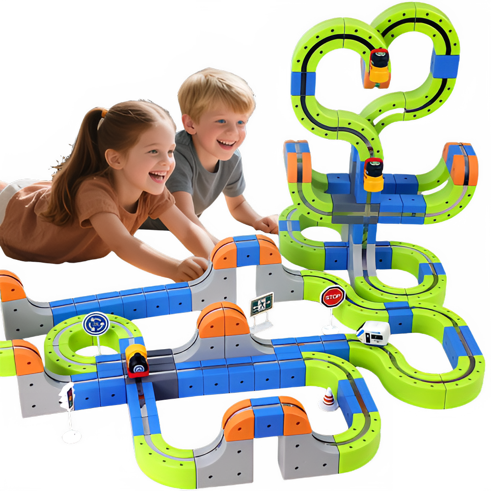 Magnetic Levitation Train Set for Kids, Montessori STEM Building Toy with Anti-Gravity Tracks, Educational Birthday Gift Pi-Mart