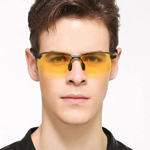 Polarized HD Night Driving Vision Glasses For Men & Women Aviator Sunglasses Pi-Mart
