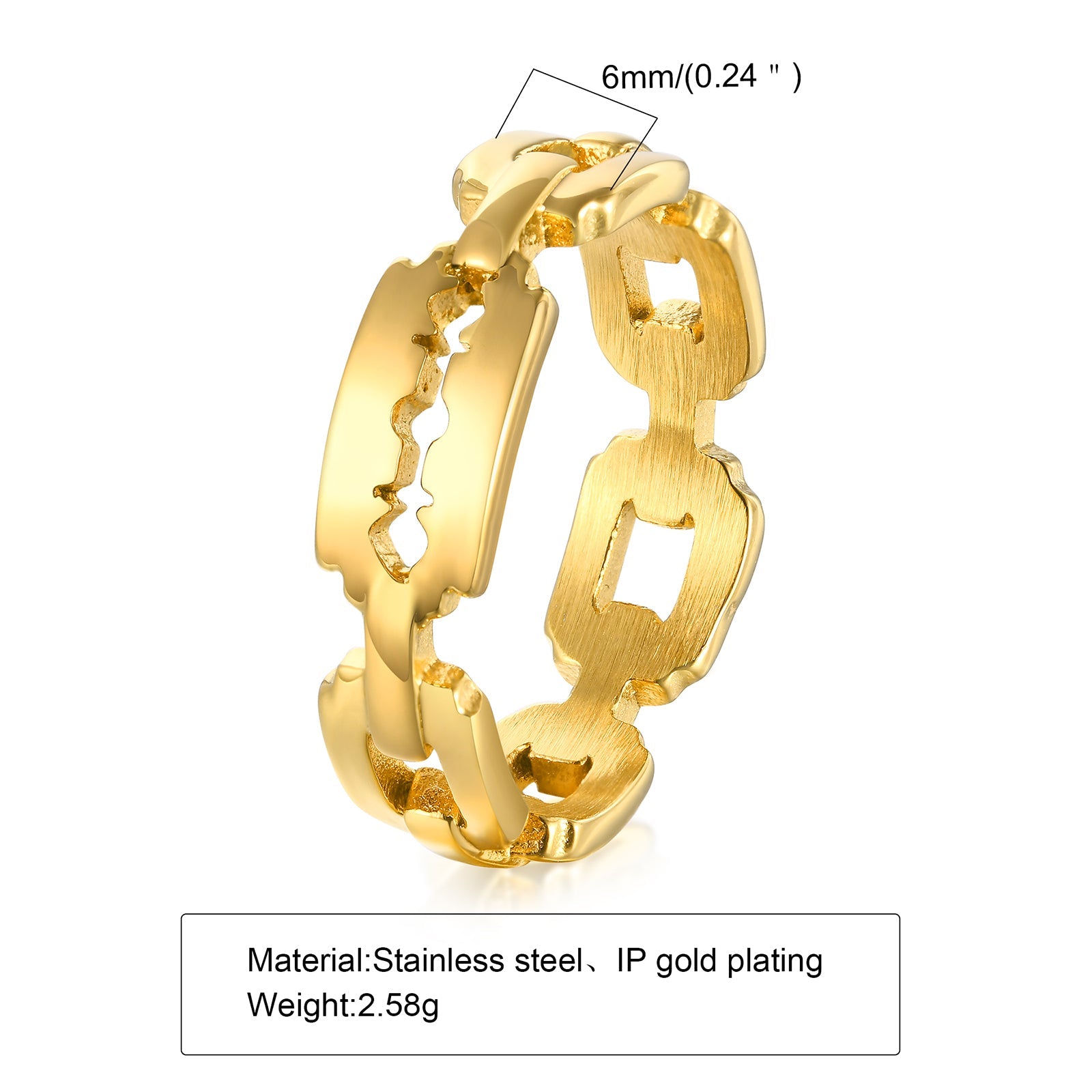 Razor Blade Rings Pi-Mart